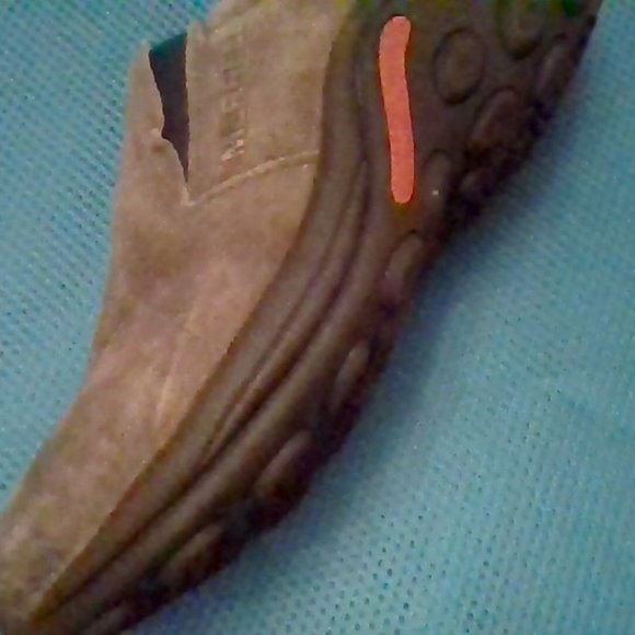 MERRELL LADIES NUBUCK BROWN LOAFER - Picture 6 of 6